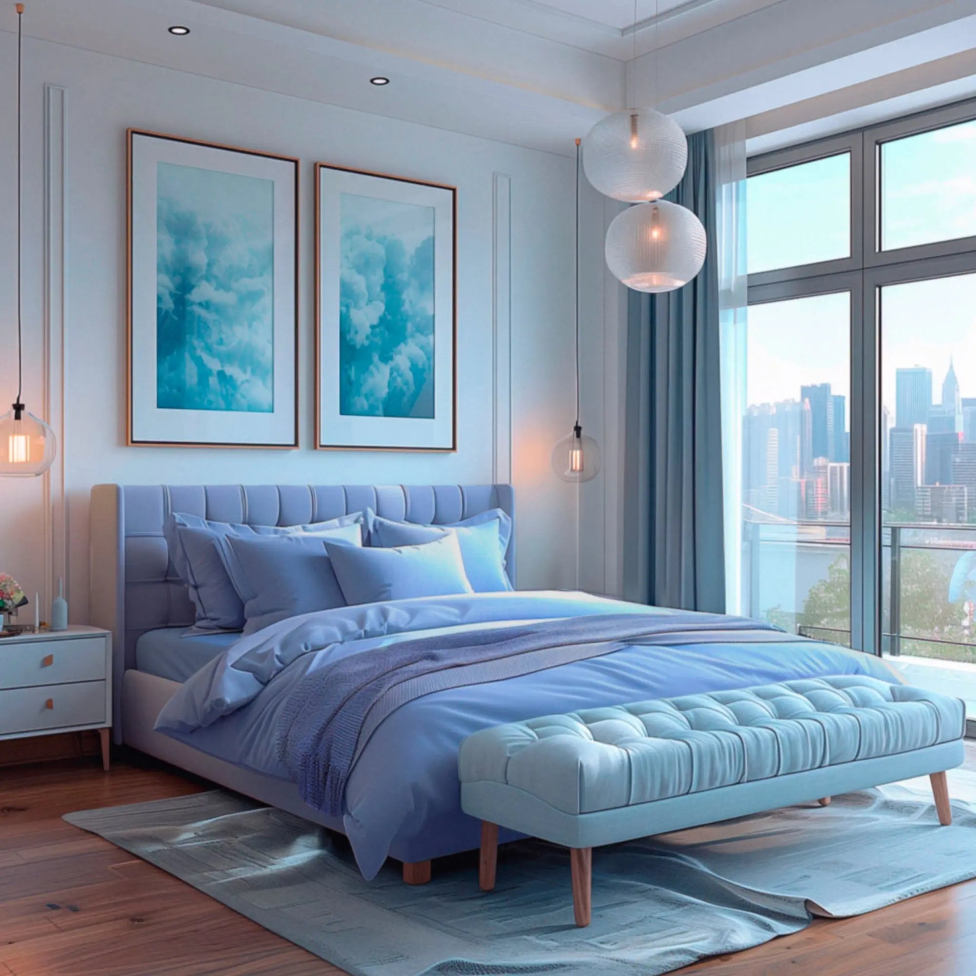 Set de Lenjerie Leffinata | 100% Bumbac Egiptean - LEFFINATA RO